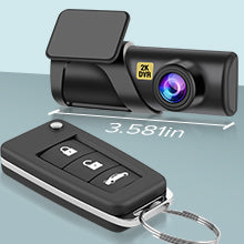 Single Lens 2k HD Dash Cam - Front View
